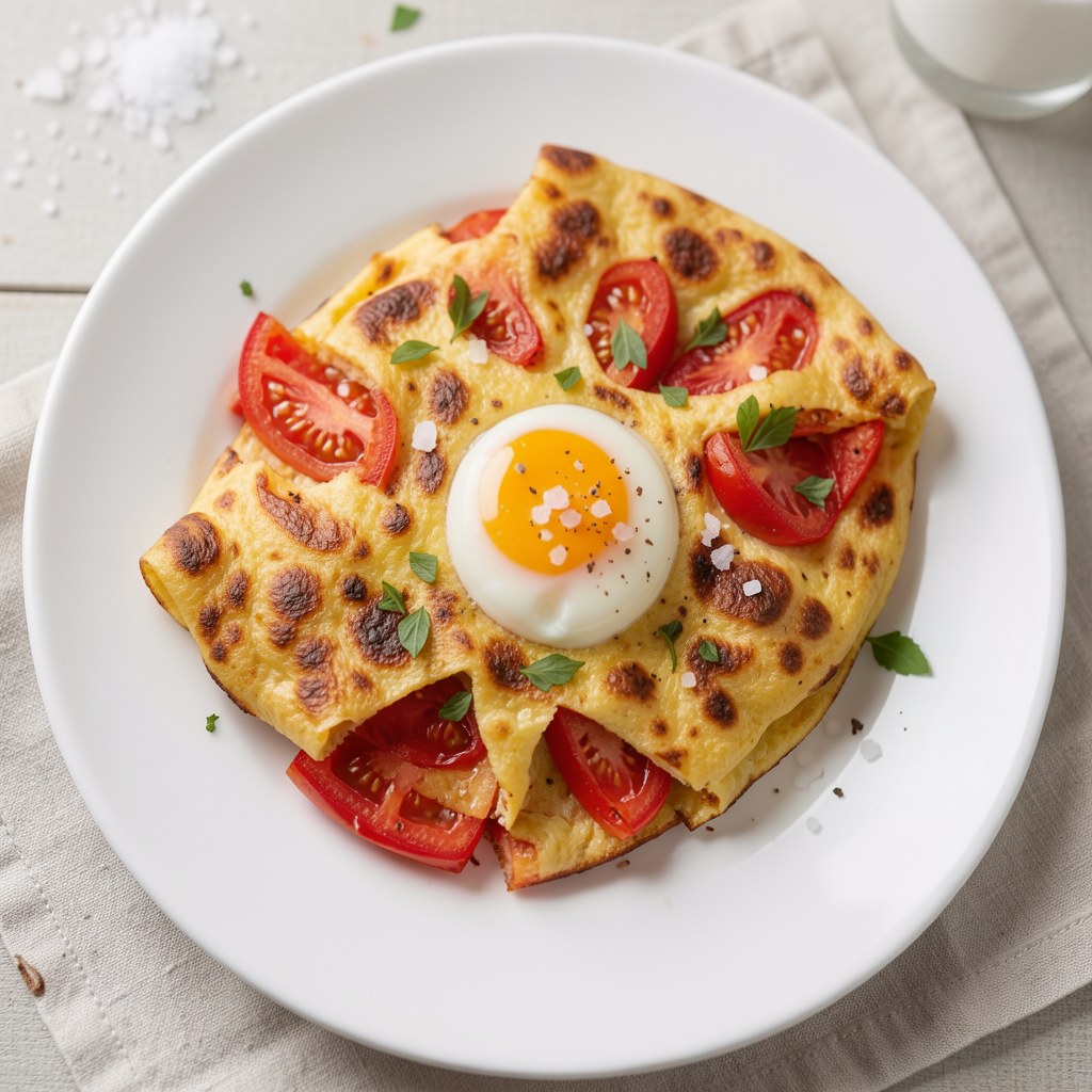 Jajecznica z pomidorami