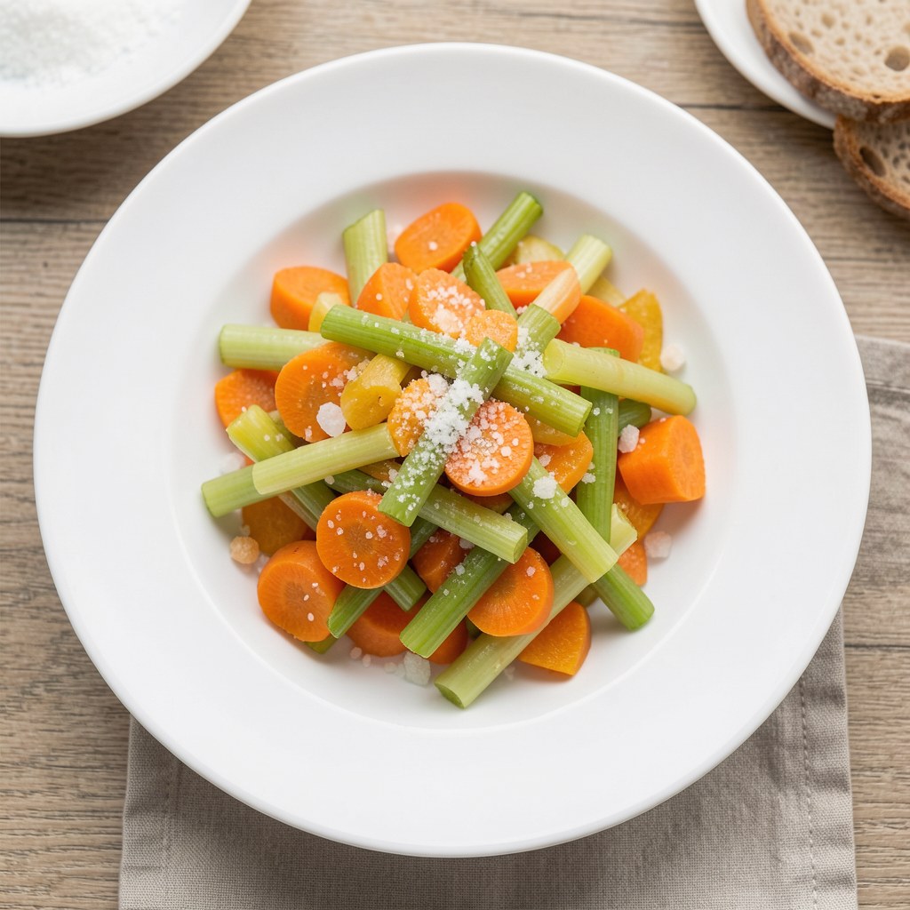 Surówka z marchwi z brzoskwinią