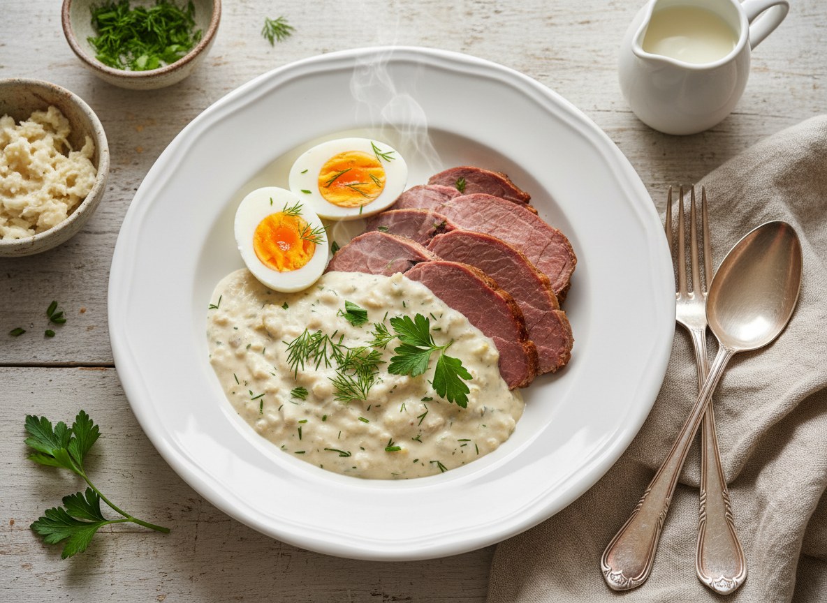 Sos chrzanowy na gorąco