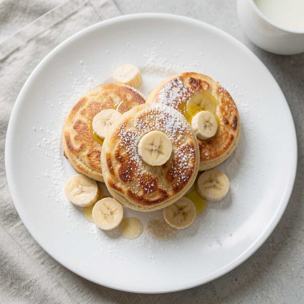 Racuchy drożdżowe z bananami