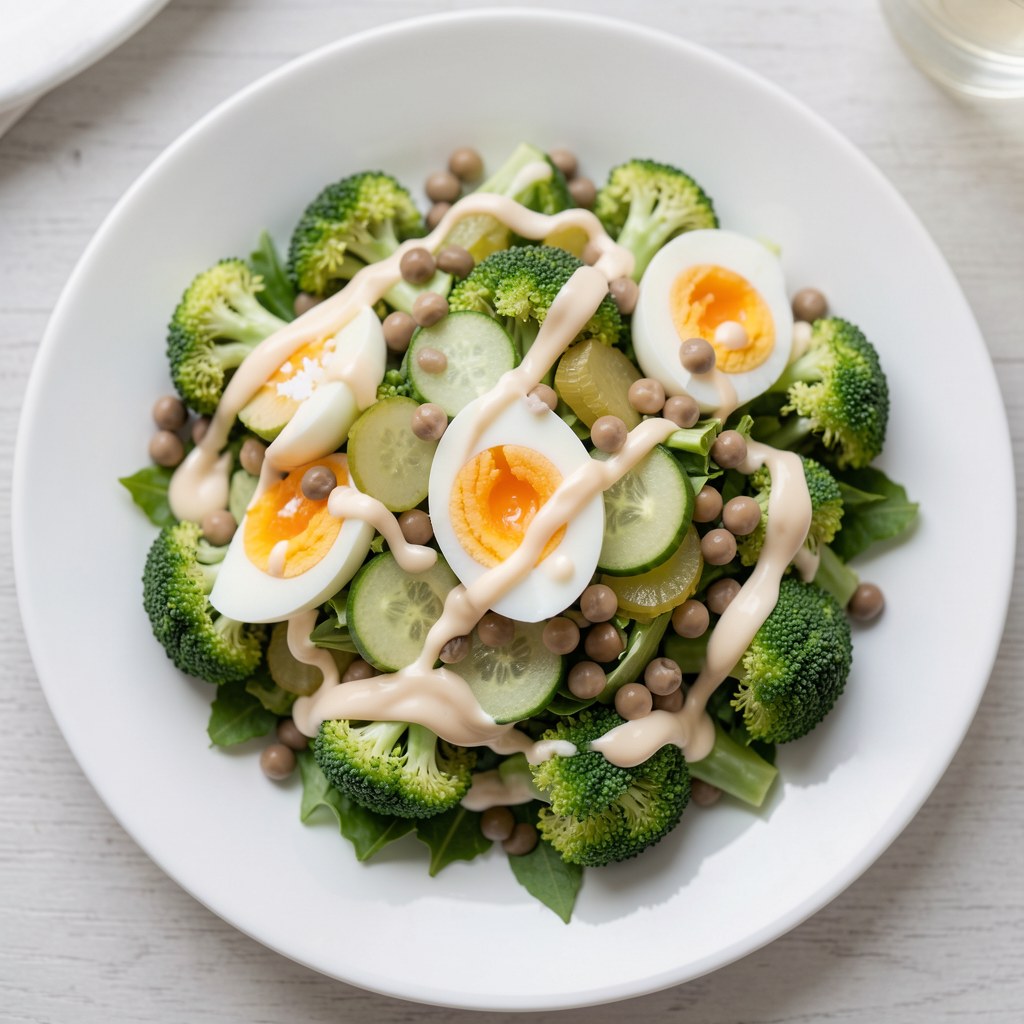 sałatka z brokułów