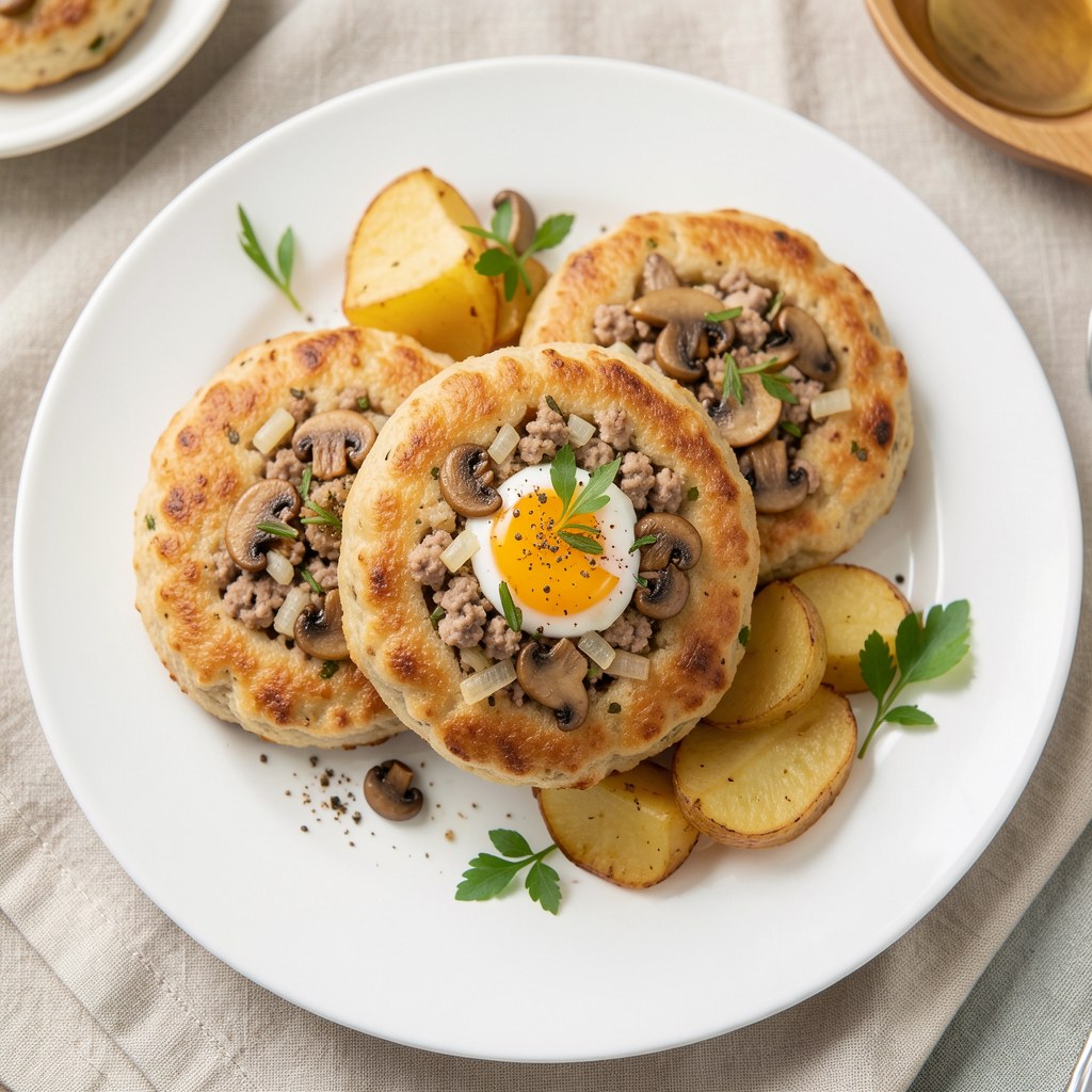 Kotlety mielone z grzybami