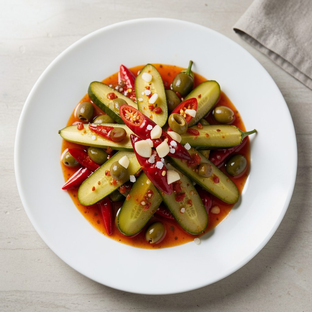 Ogórki chilli