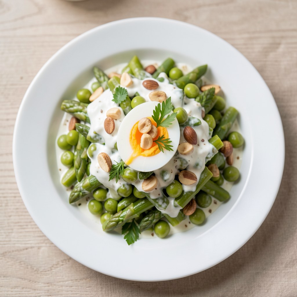 Sałatka z fasolki szparagowej