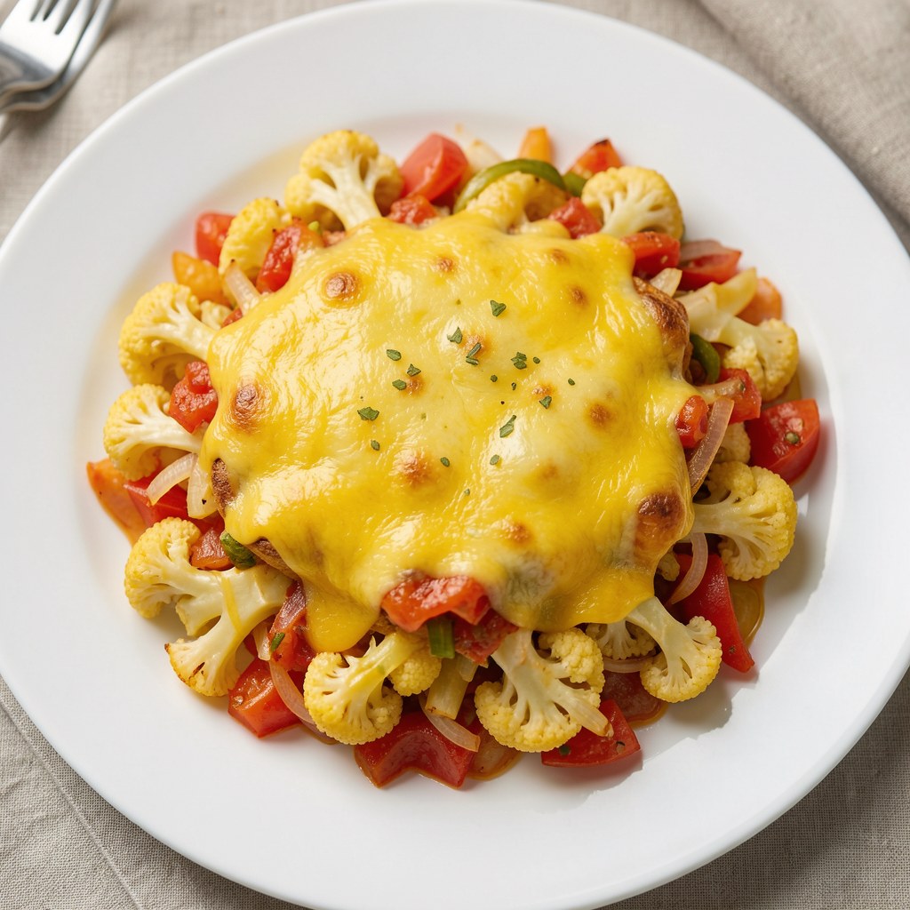 Zapiekanka kalafiorowa z serem