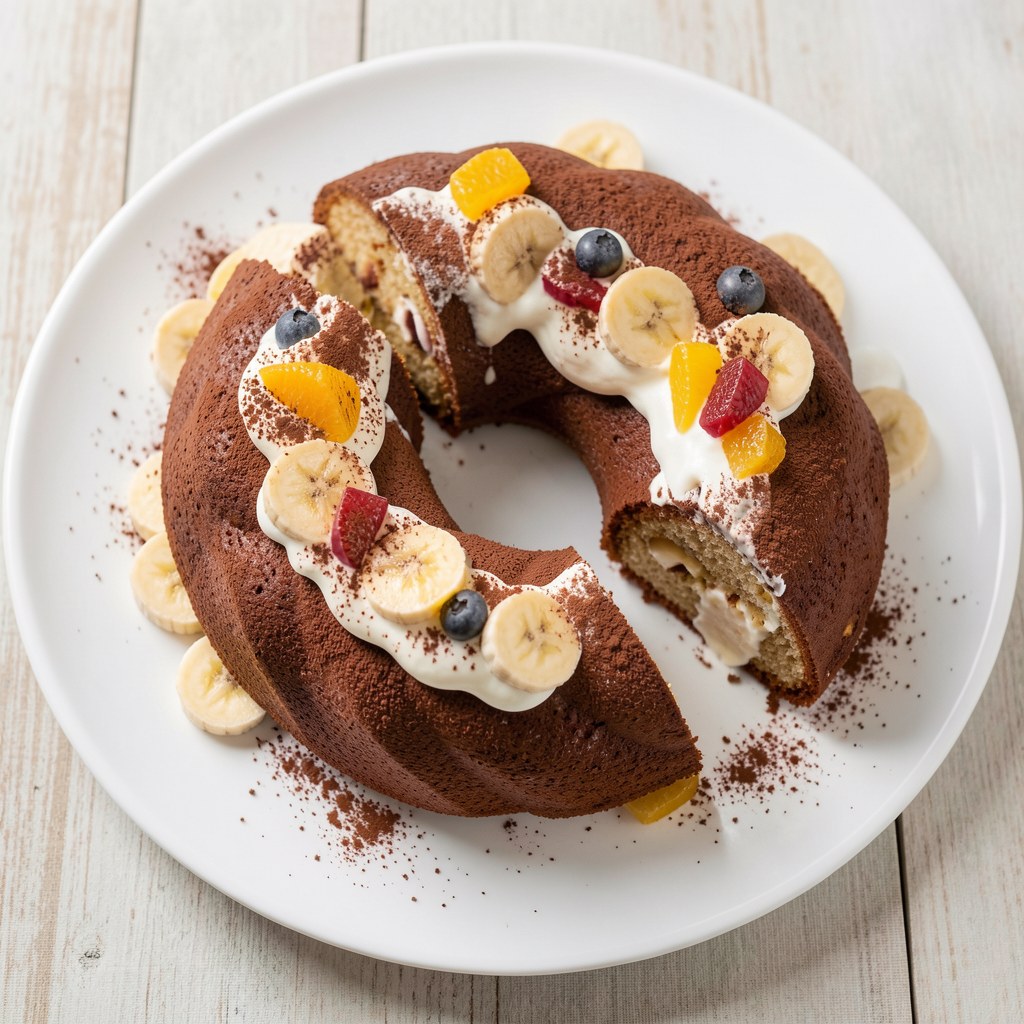 Wieniec kakaowy przekladany