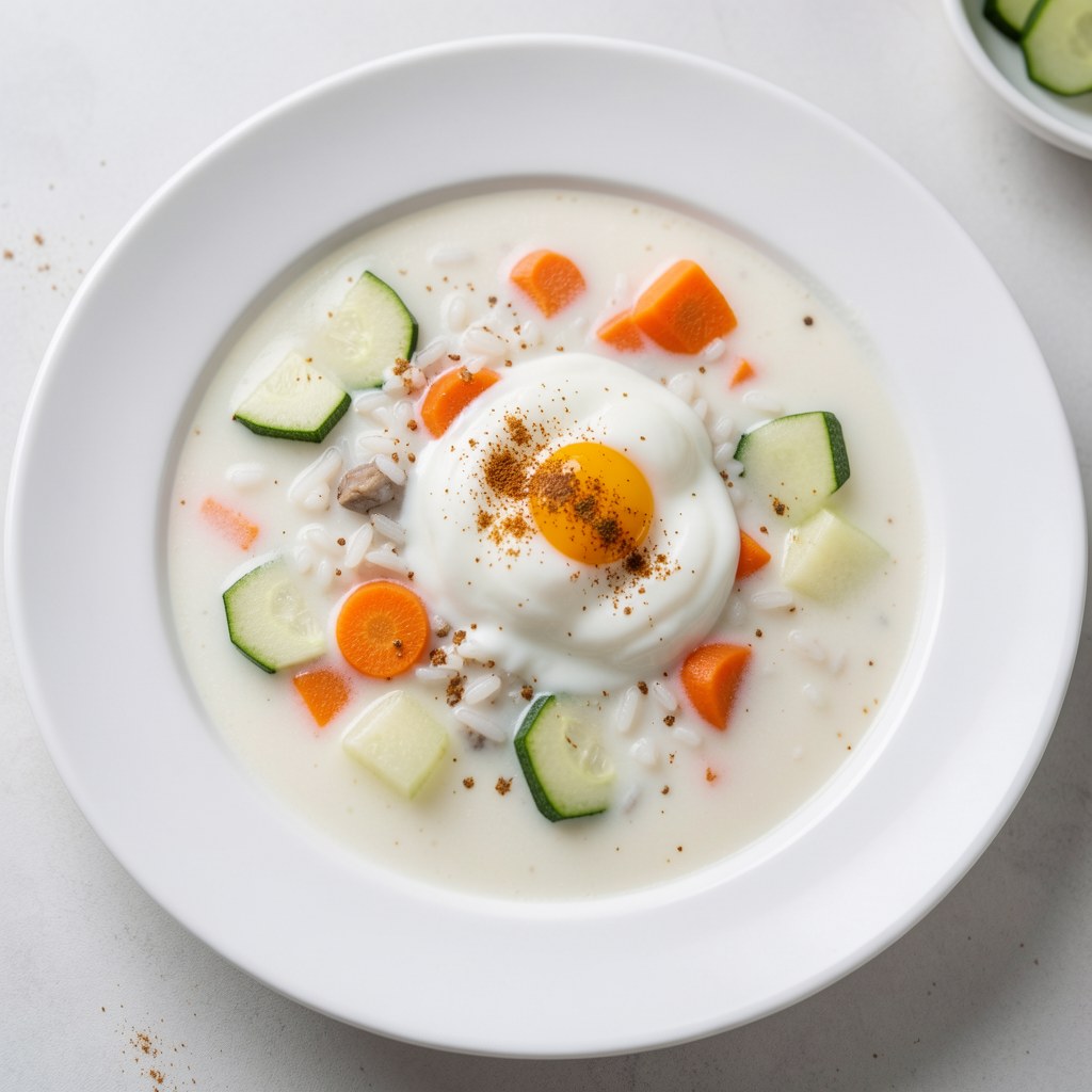 Klasyczna biała bułgarska z cukinią