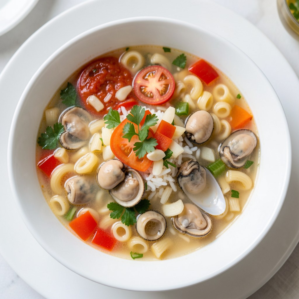 Chińska zupa z małżami