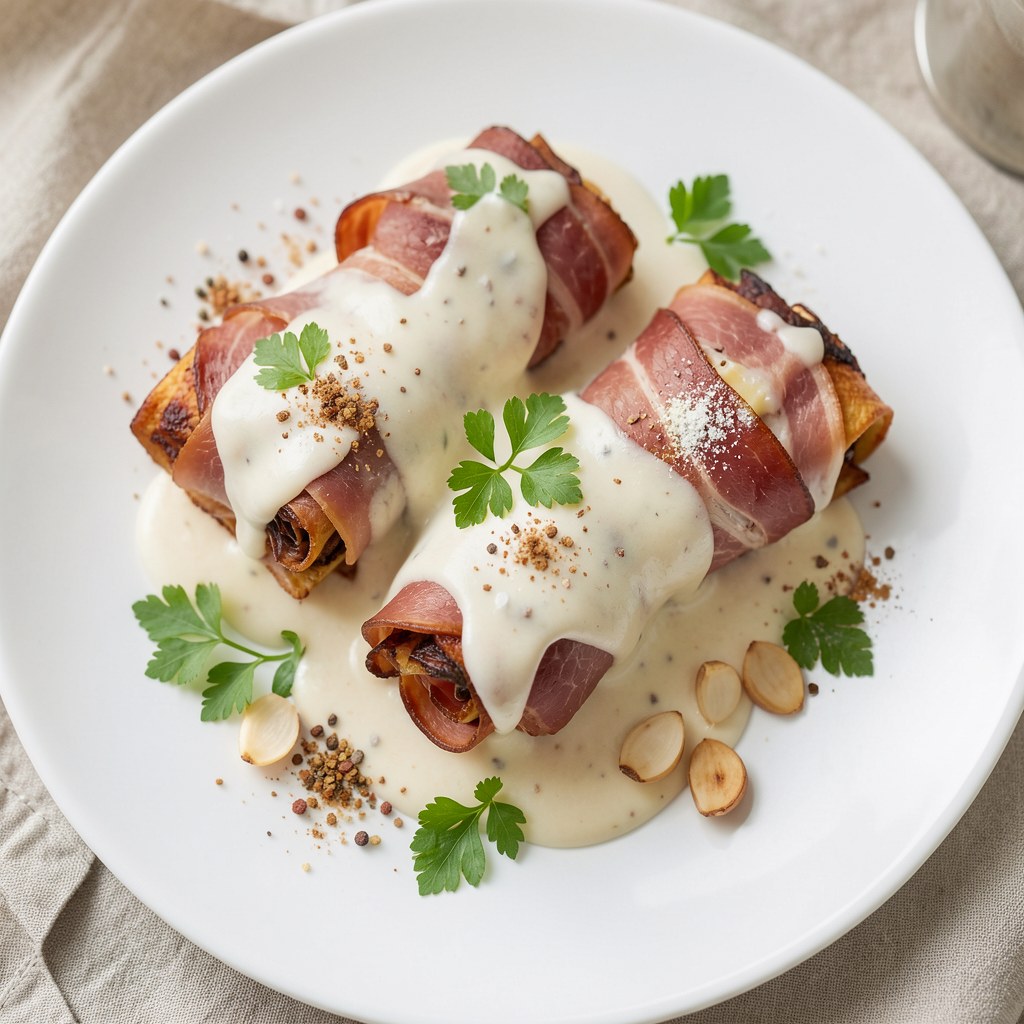 Cykoria zapiekana z szynką