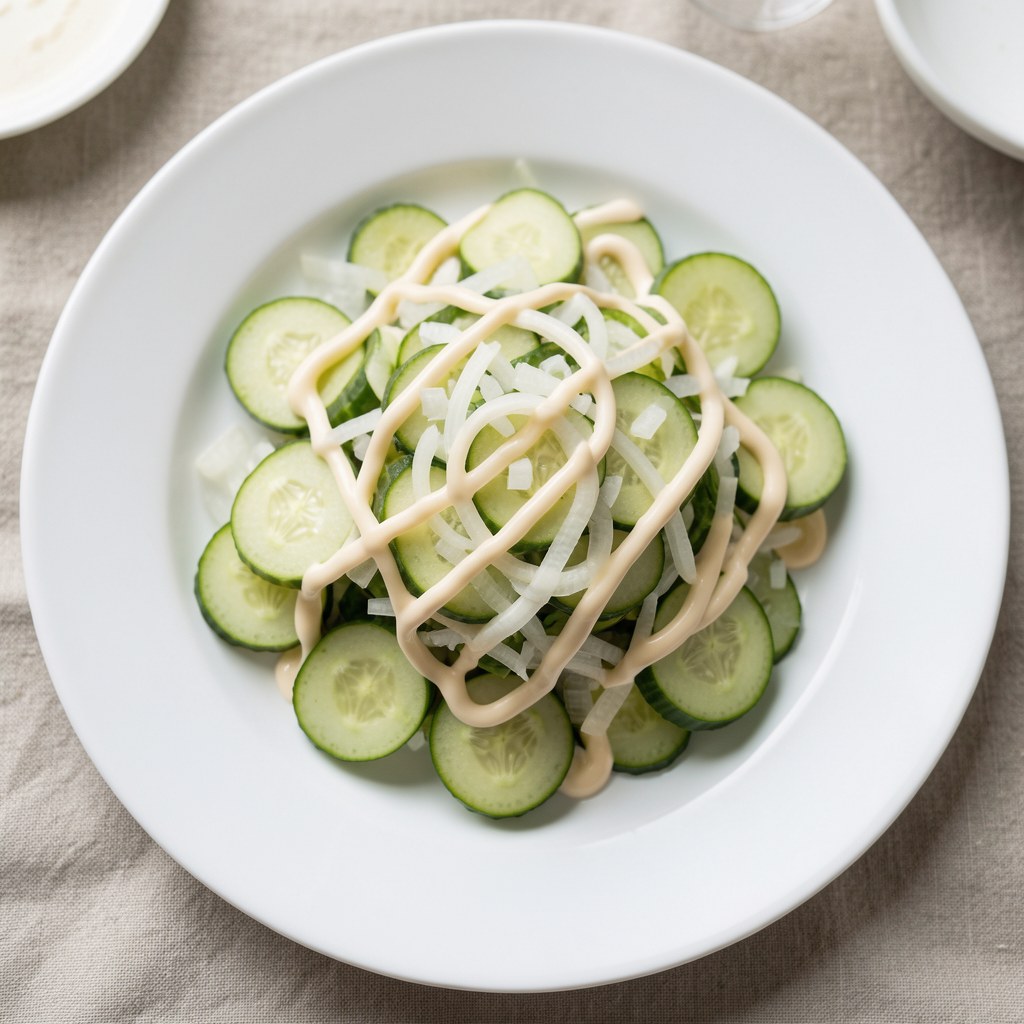 Sałatka z ogórków do obiadu