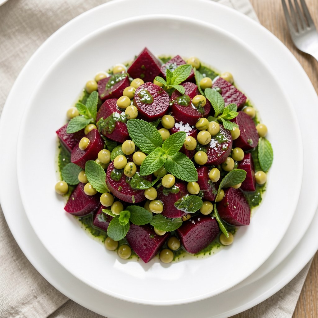 Sałatka buraczana z miętą