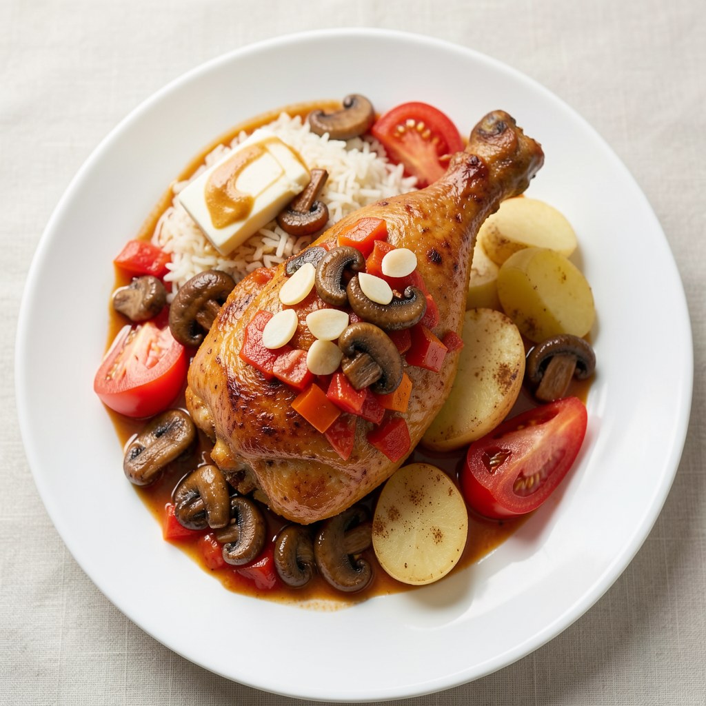 Sojowy kurczak w gorącej salsie