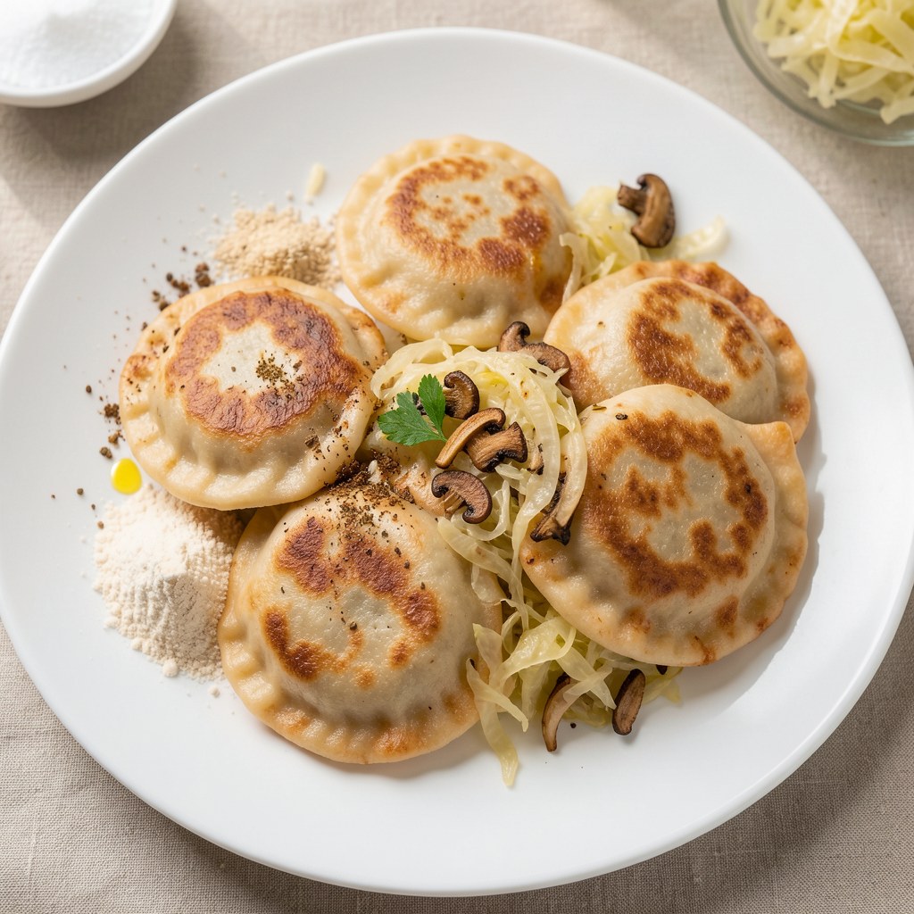 Pierogi postne obsmażane