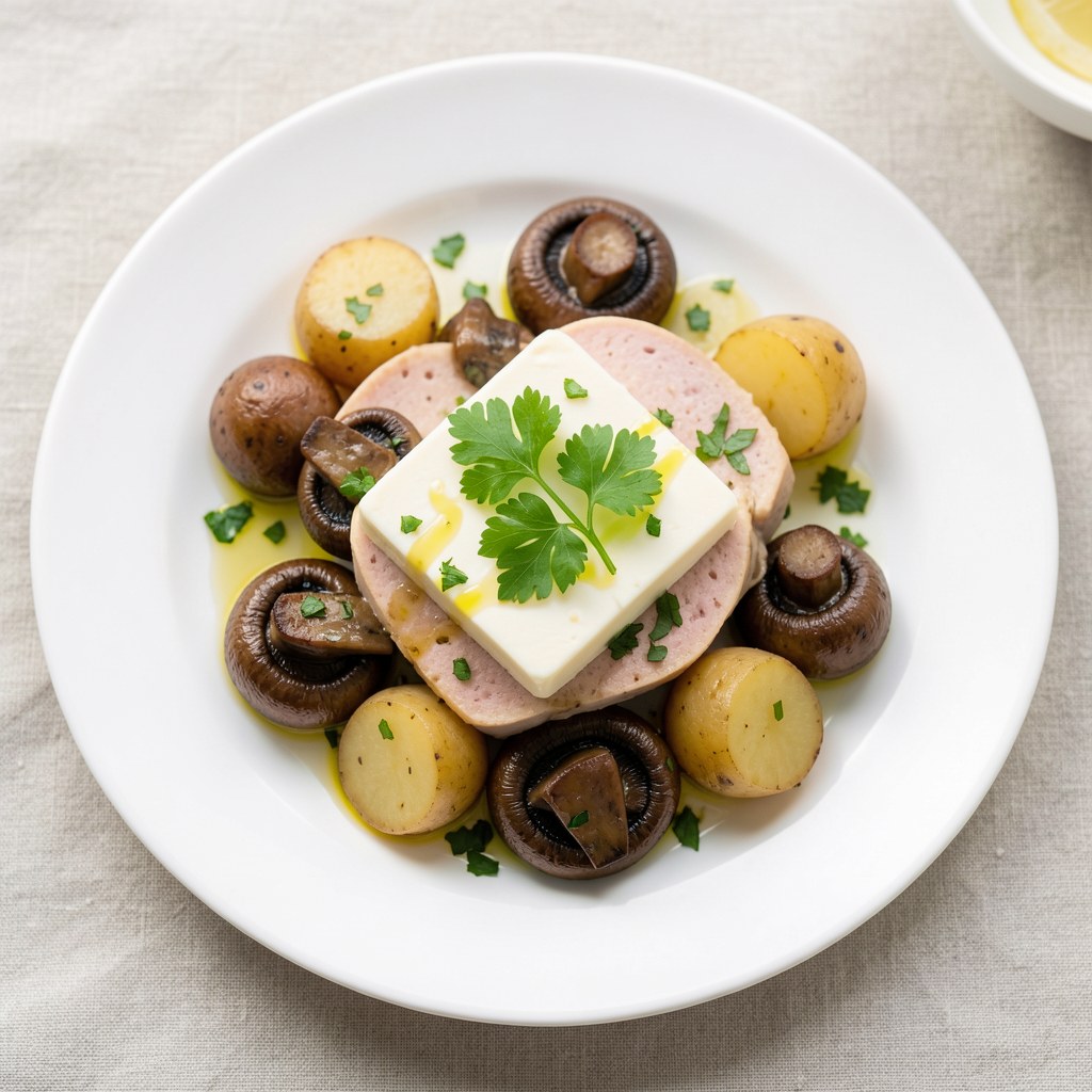 ,,Biało ,, w pieczarkach :