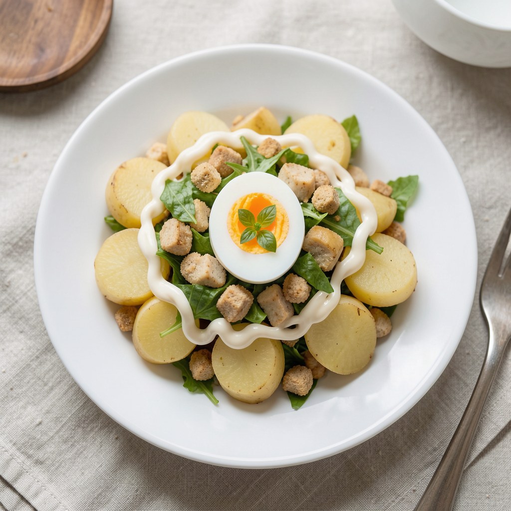 Sałatka jajeczno-ziemniaczana