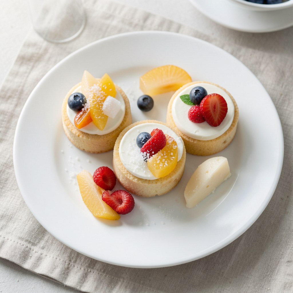 Mini serniczki na zimno