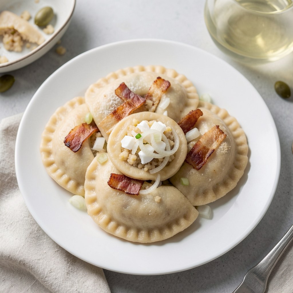 Pierogi z kaszą gryczana