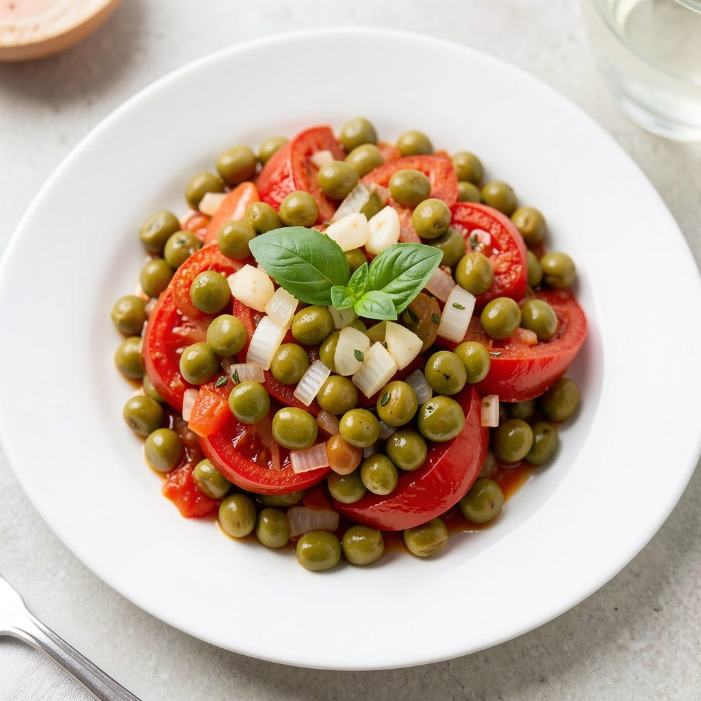 Bób w pomidorach z tymiankiem