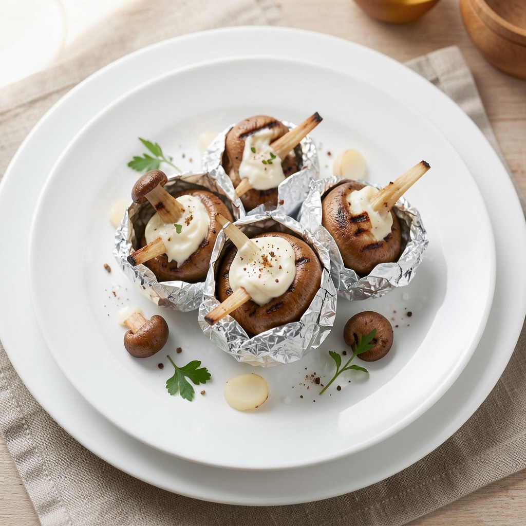 Pieczarki z grilla
