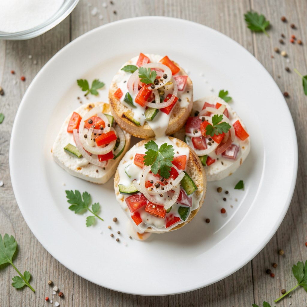 Twarożek z warzywami