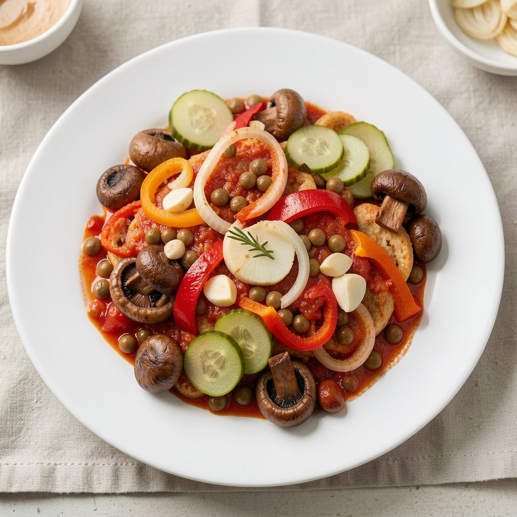 Parówki z warzywami