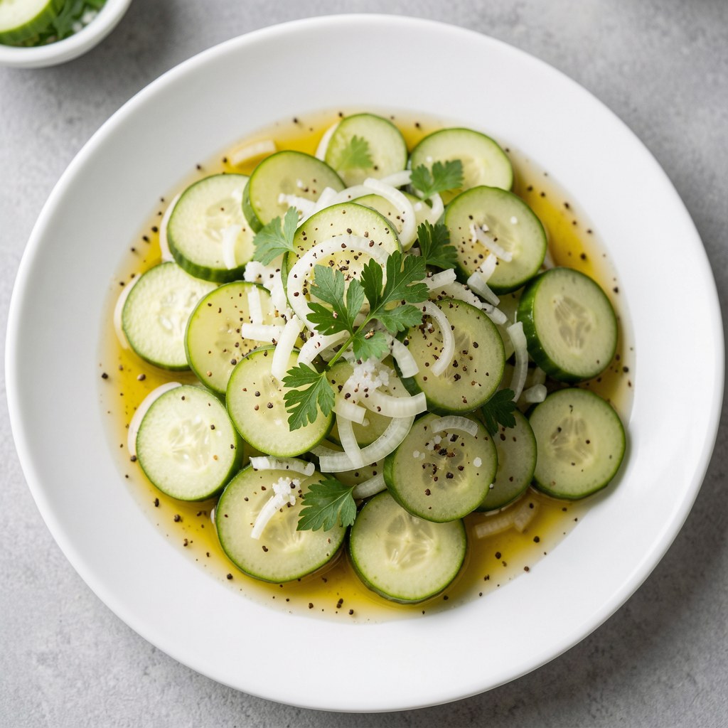 Sałatka z ogórków II