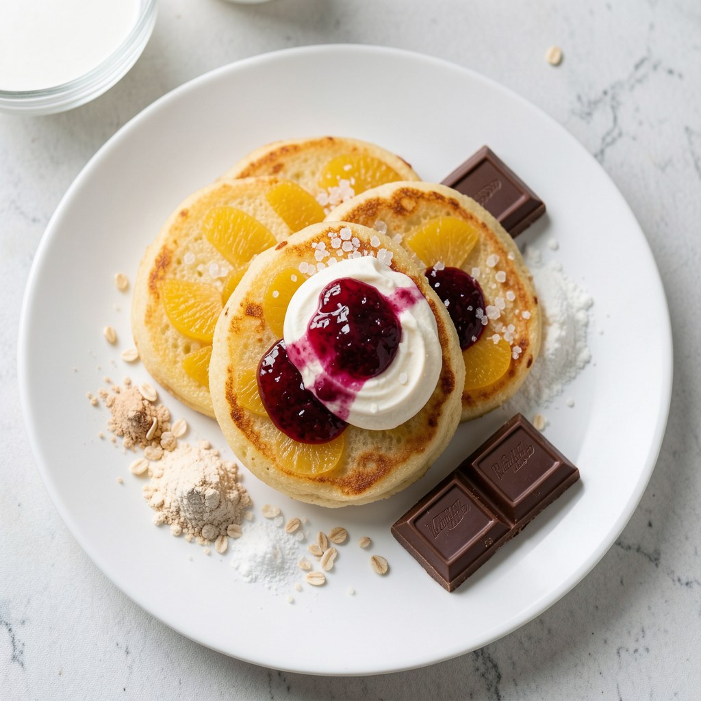 Racuchy z brzoskwiniami