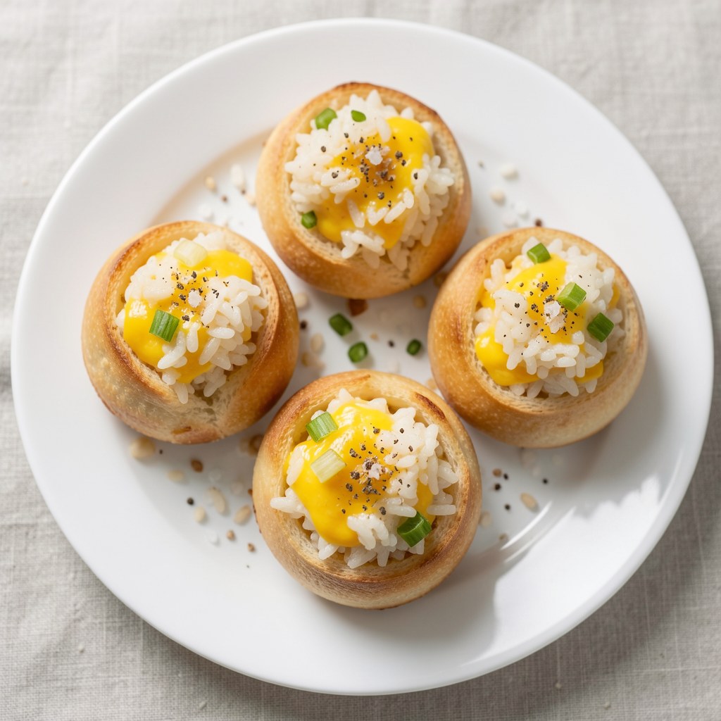 Pieczone kuleczki z ryżu