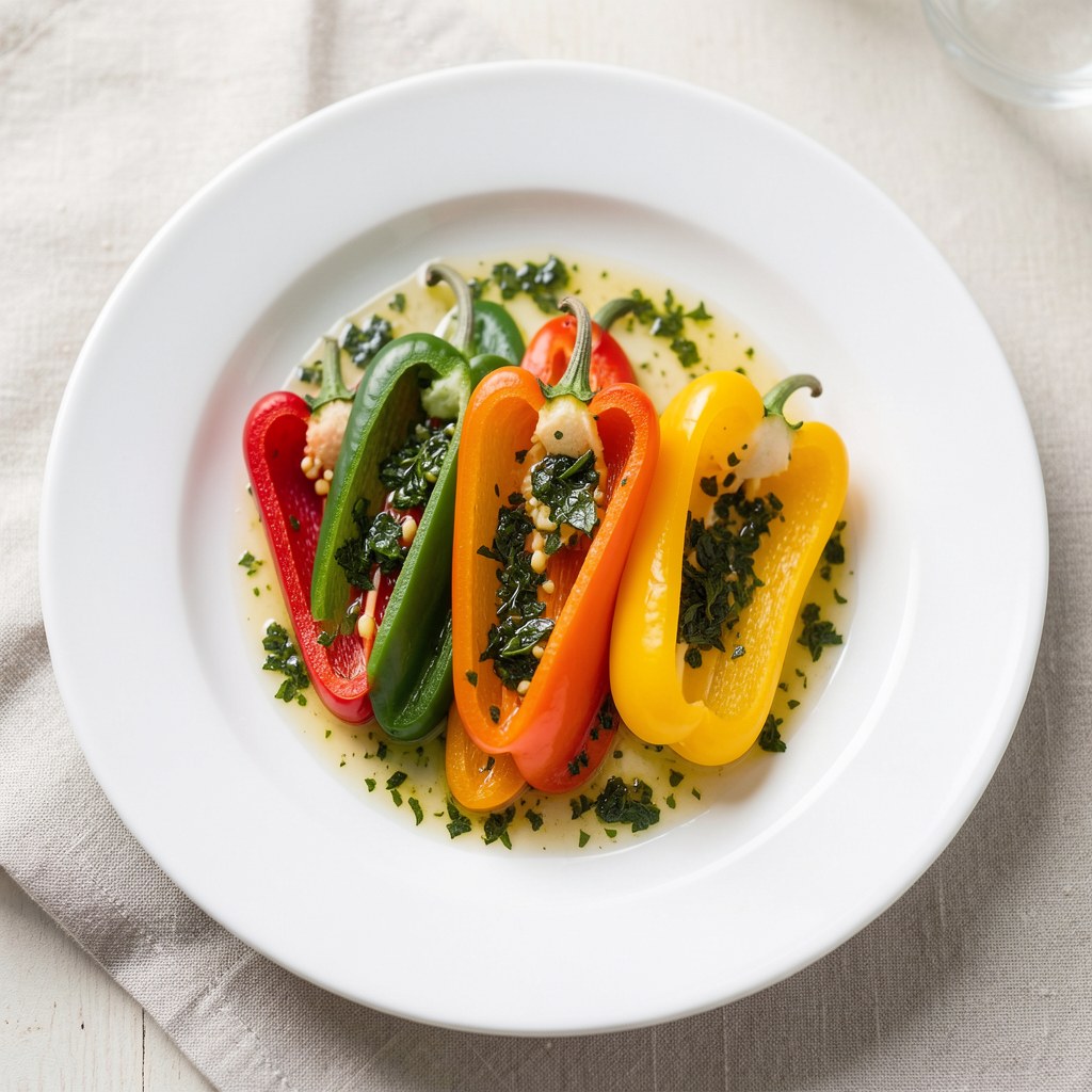 papryka z sosem ziołowym prowansalskim