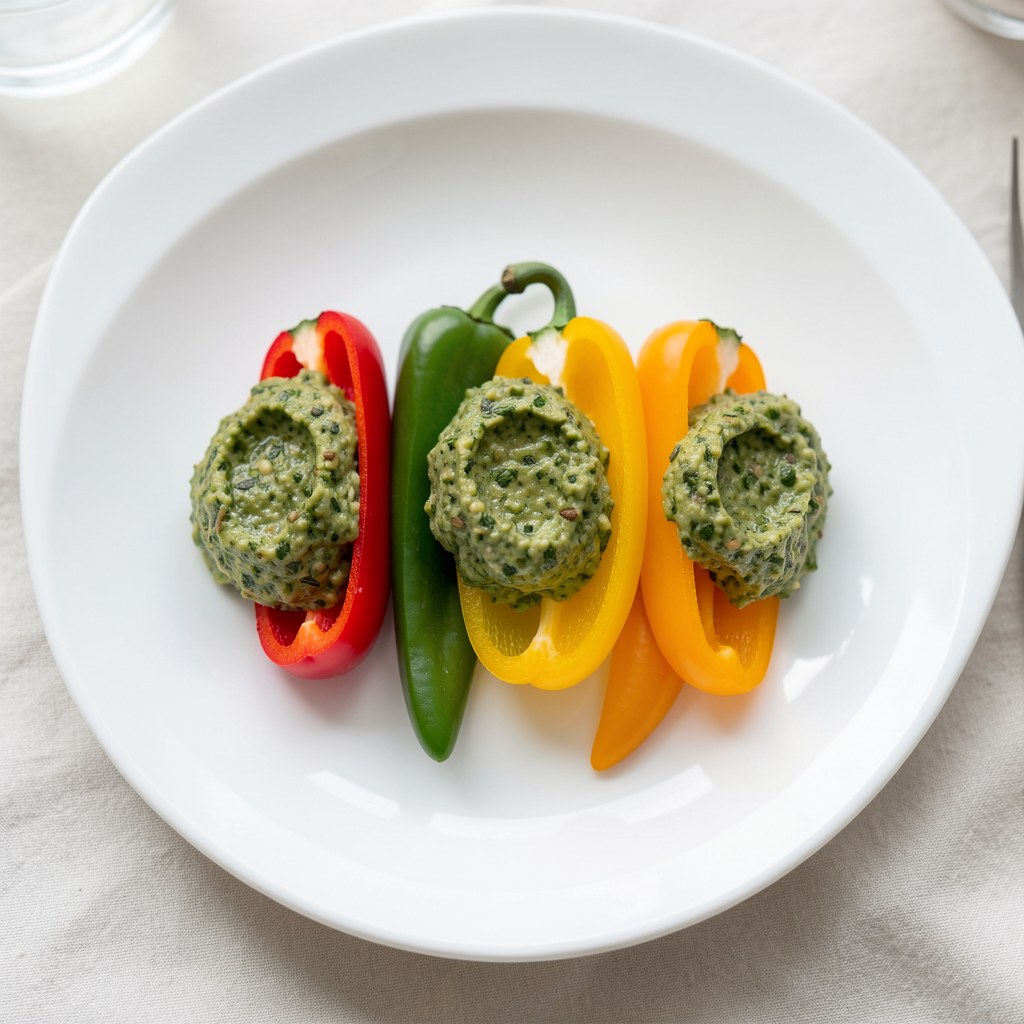 papryk z dipem ziołowym włoskim