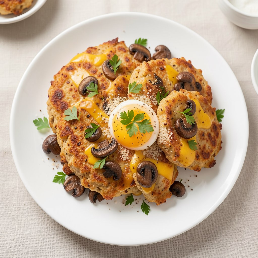 Kotlety z pieczarkami