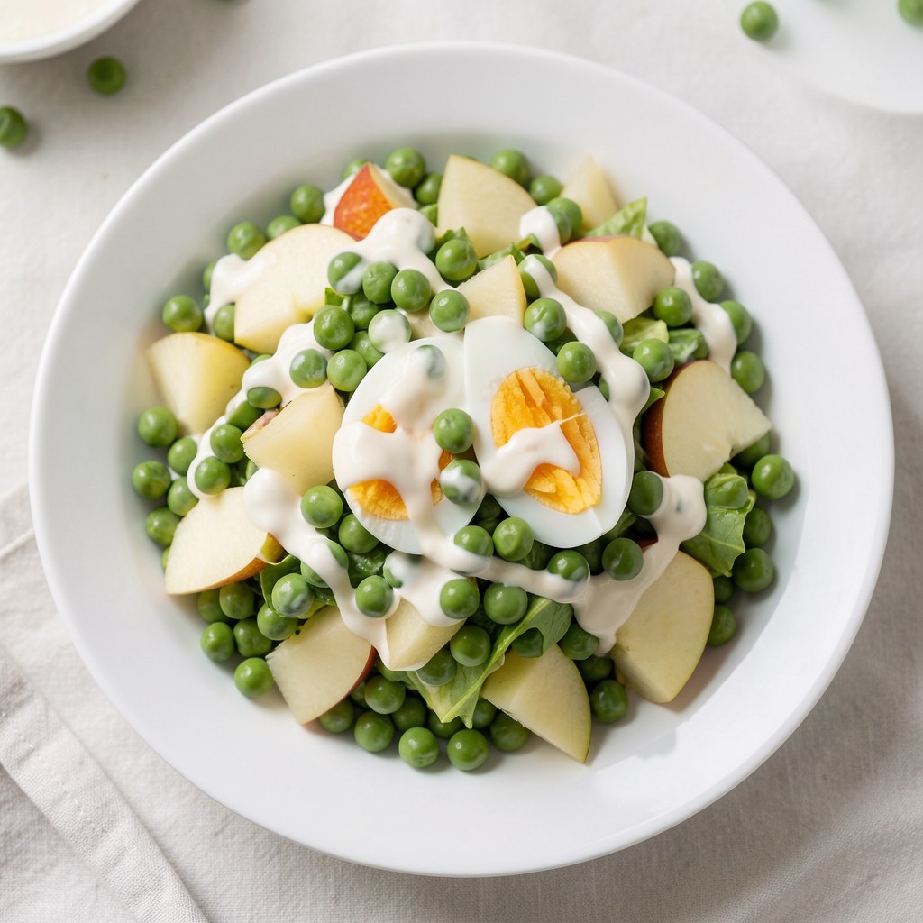 Sałatka z zielonego groszku