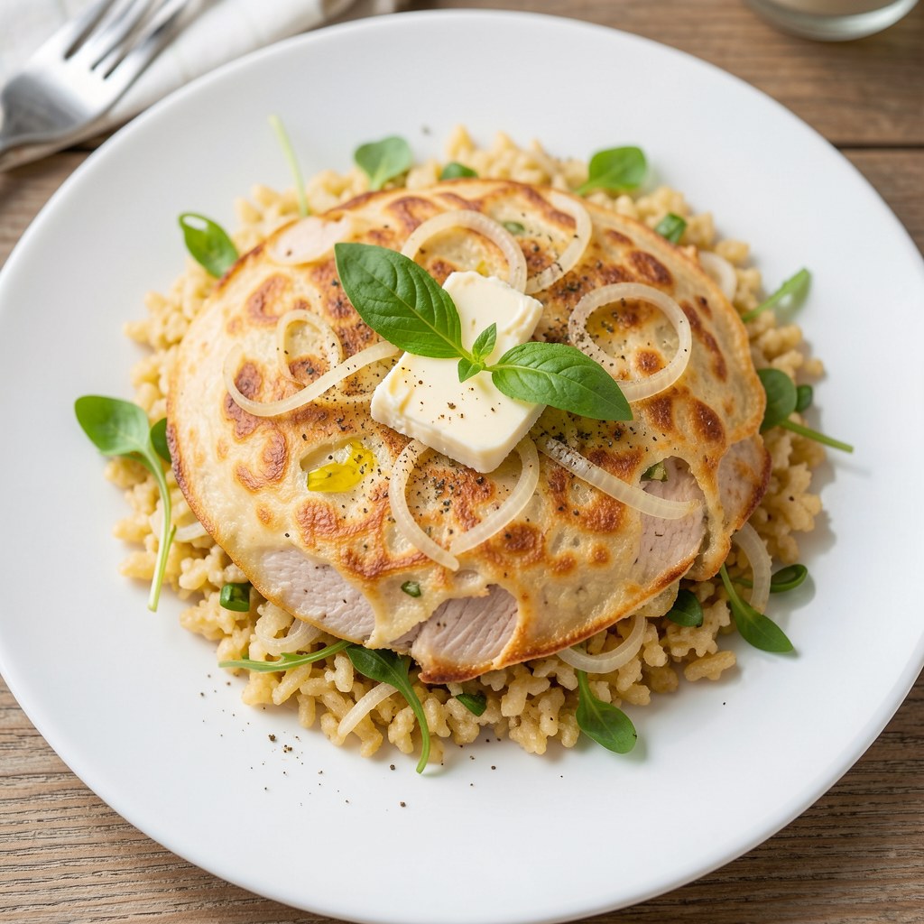 Zapiekanka z kaszy jaglanej