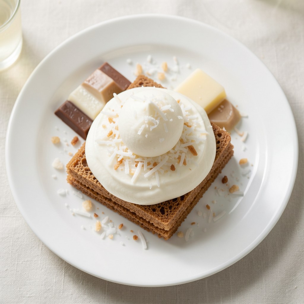 Rafaello z białej czekolady