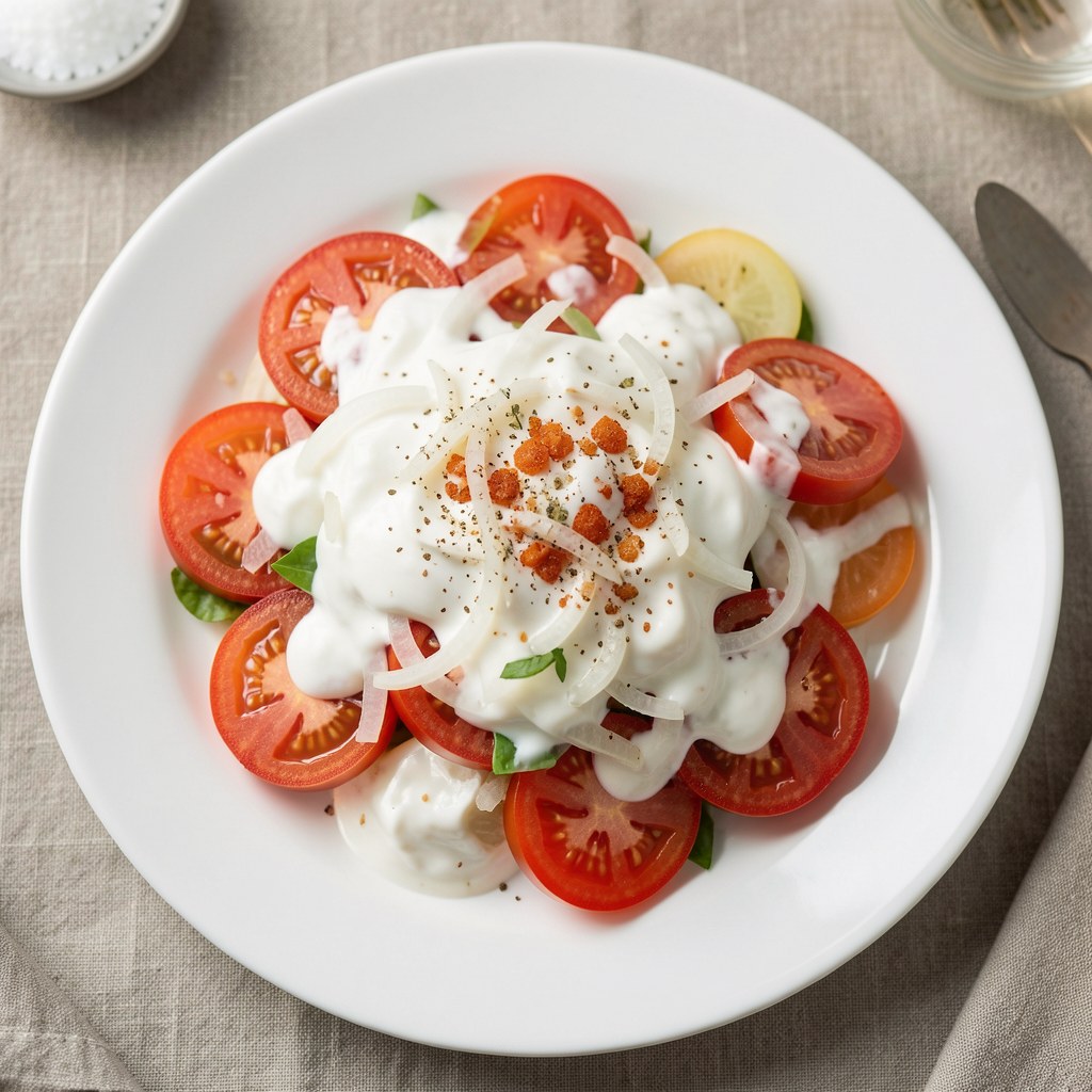 Sałatka z pomidorów