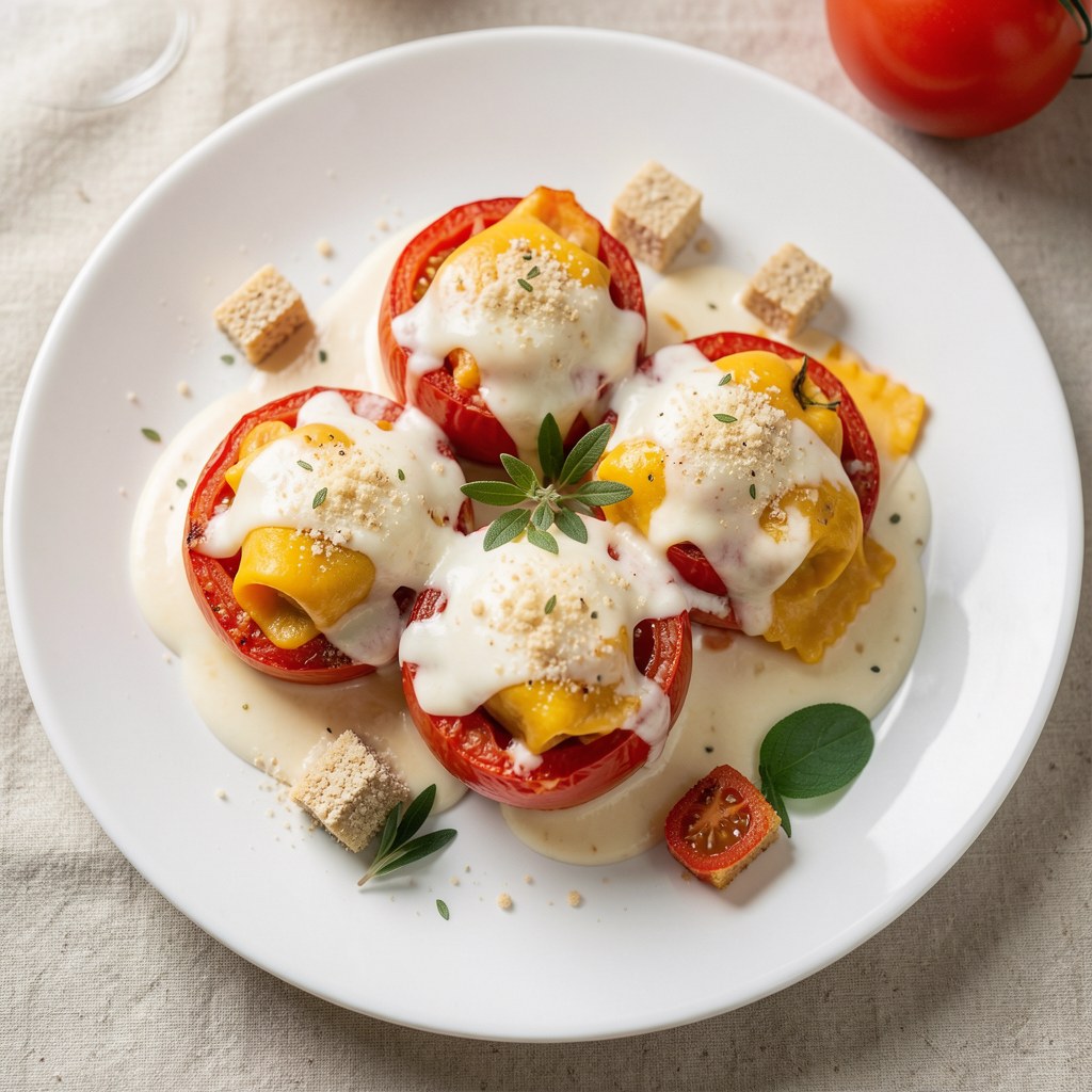 Ravioli w pomidorach