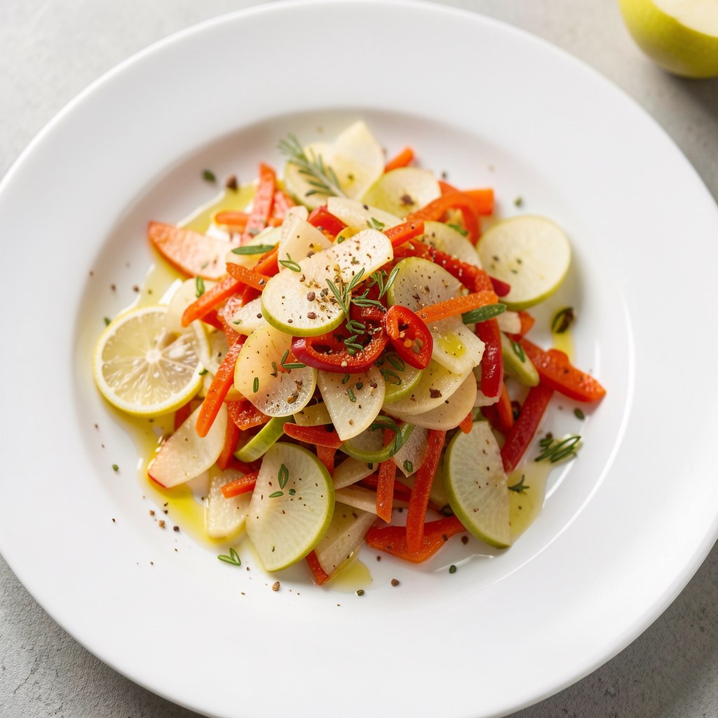 Surówka z papryki i selera