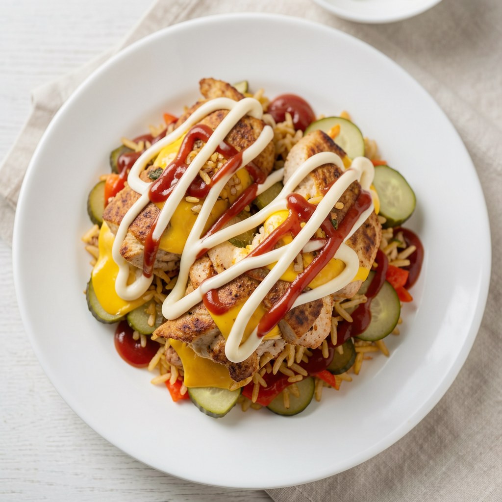 Zapiekanka kebab-gyros