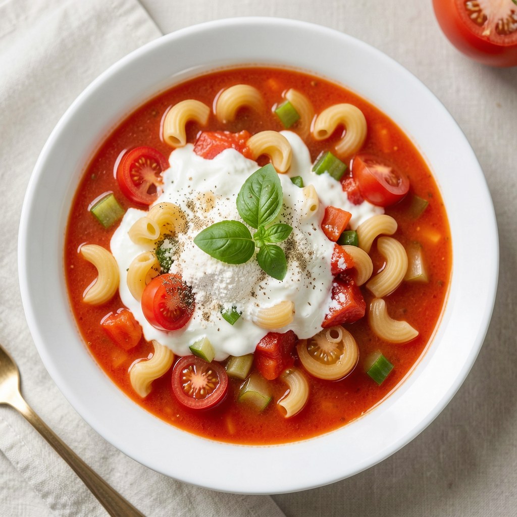 Pomidorowa z makaronem