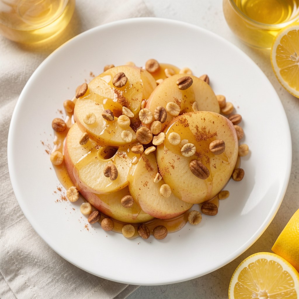 Jabłka zapiekane z orzechami