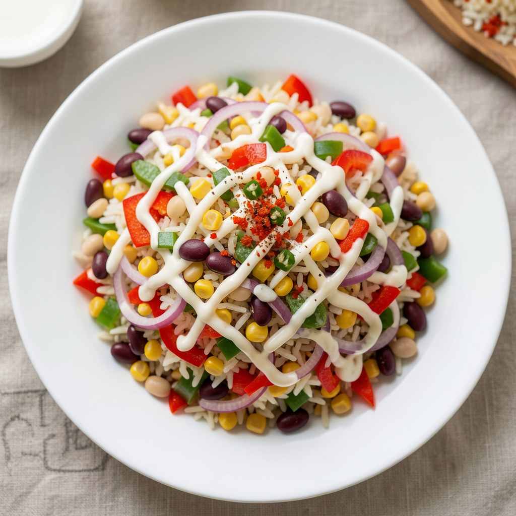 Meksykańska sałatka ryżowa