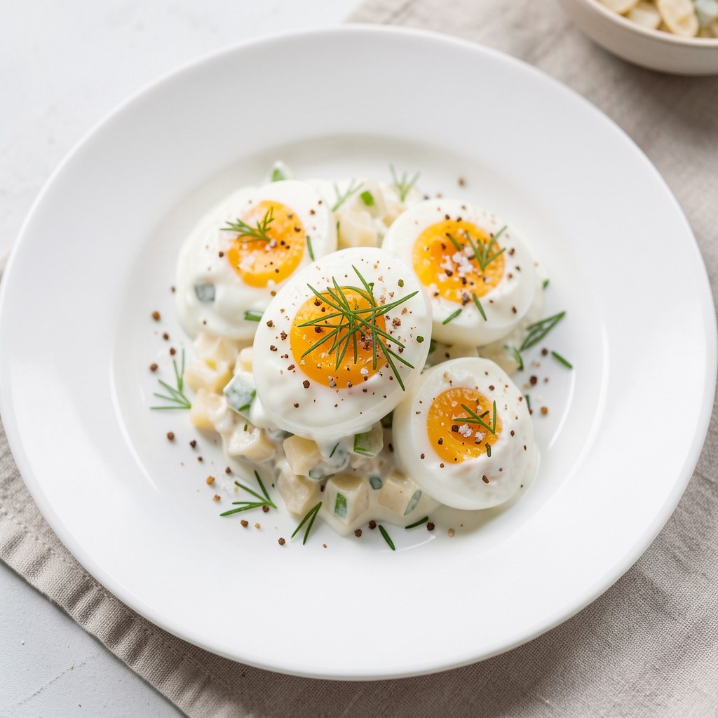 Jajka z musem chrzanowym