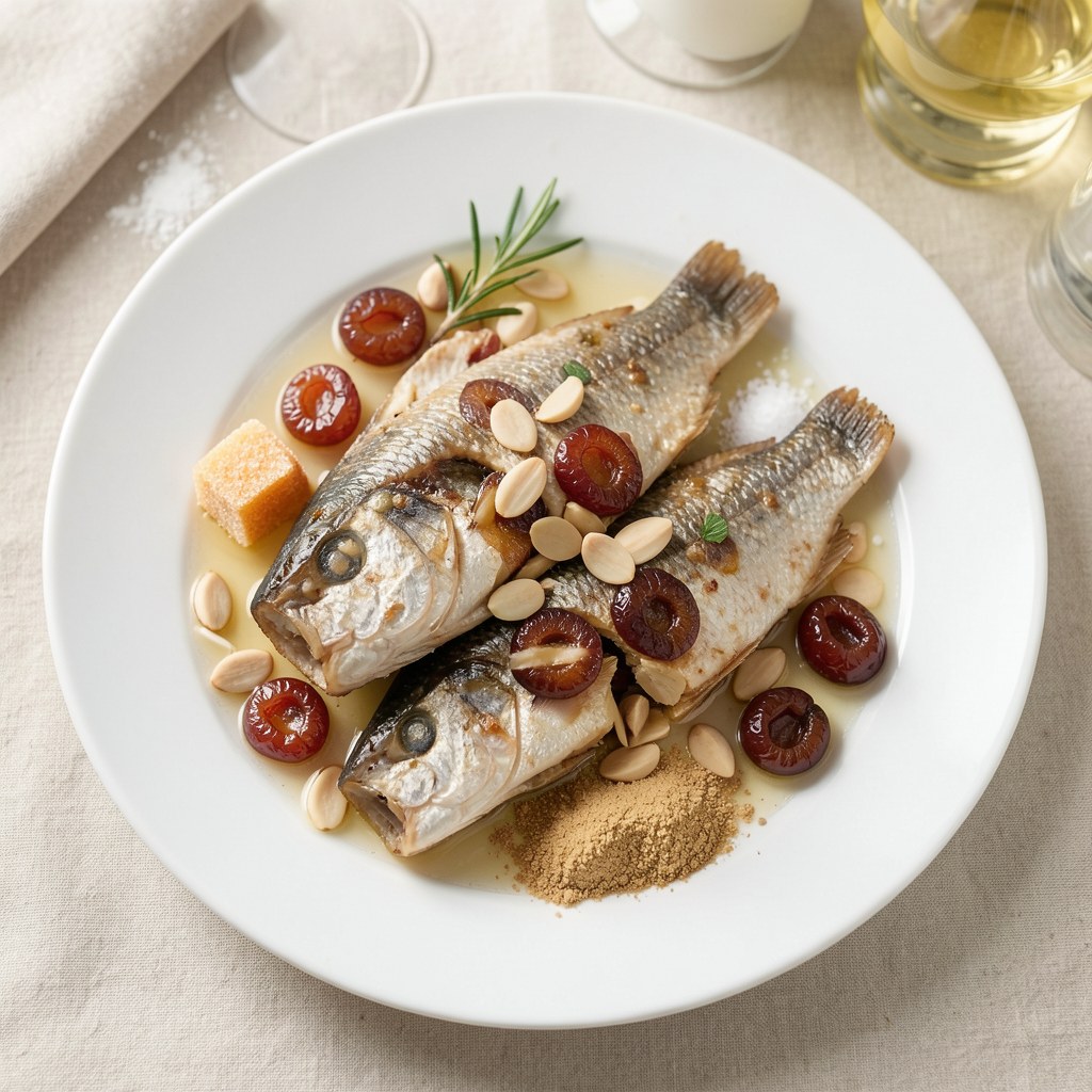 śledzie duszone w winie