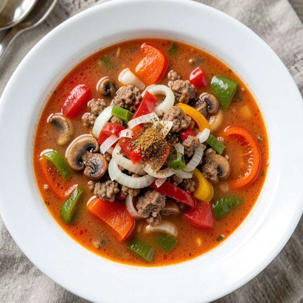 Zupa gulaszowa - bardzo pikantna