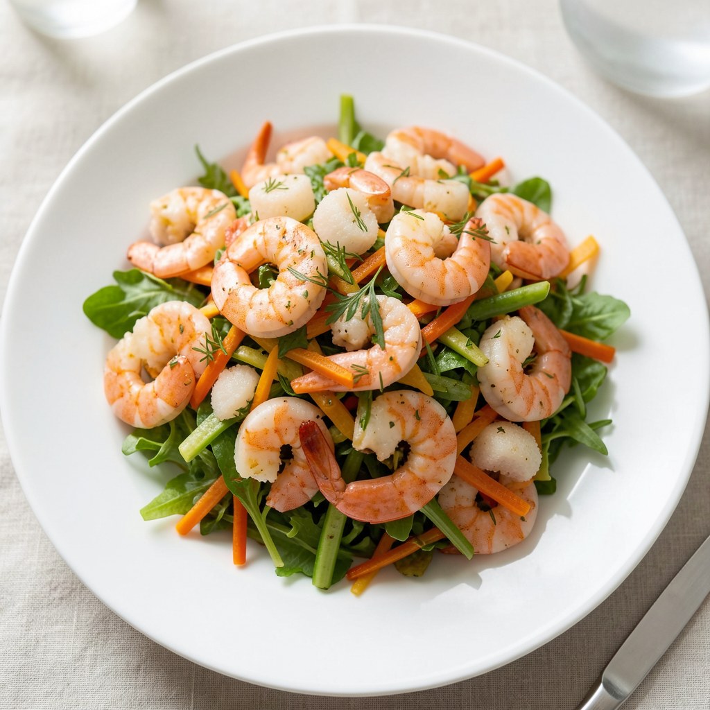 Sałatka z krewetkami