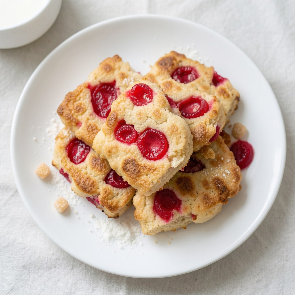 Racuchy z truskawkami