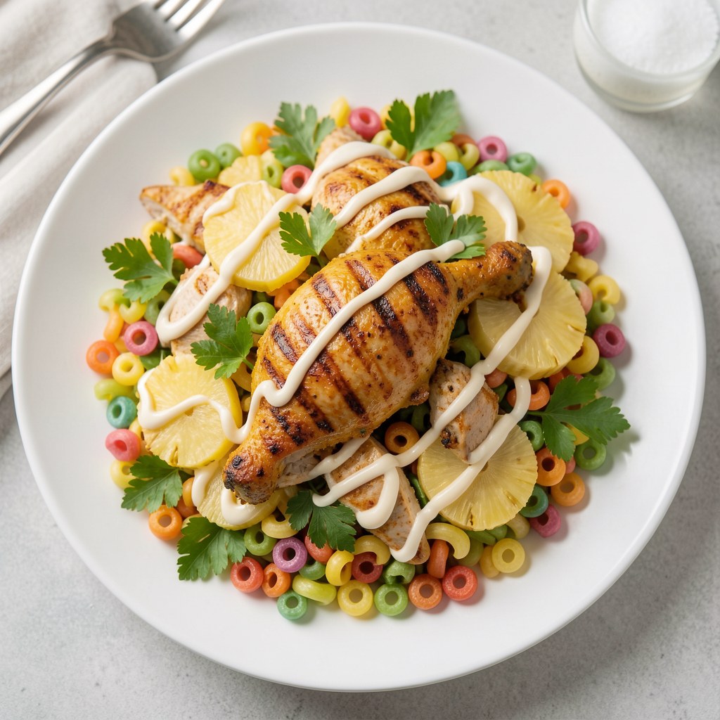 Pyszna sałatka z kurczakiem i nie tylko