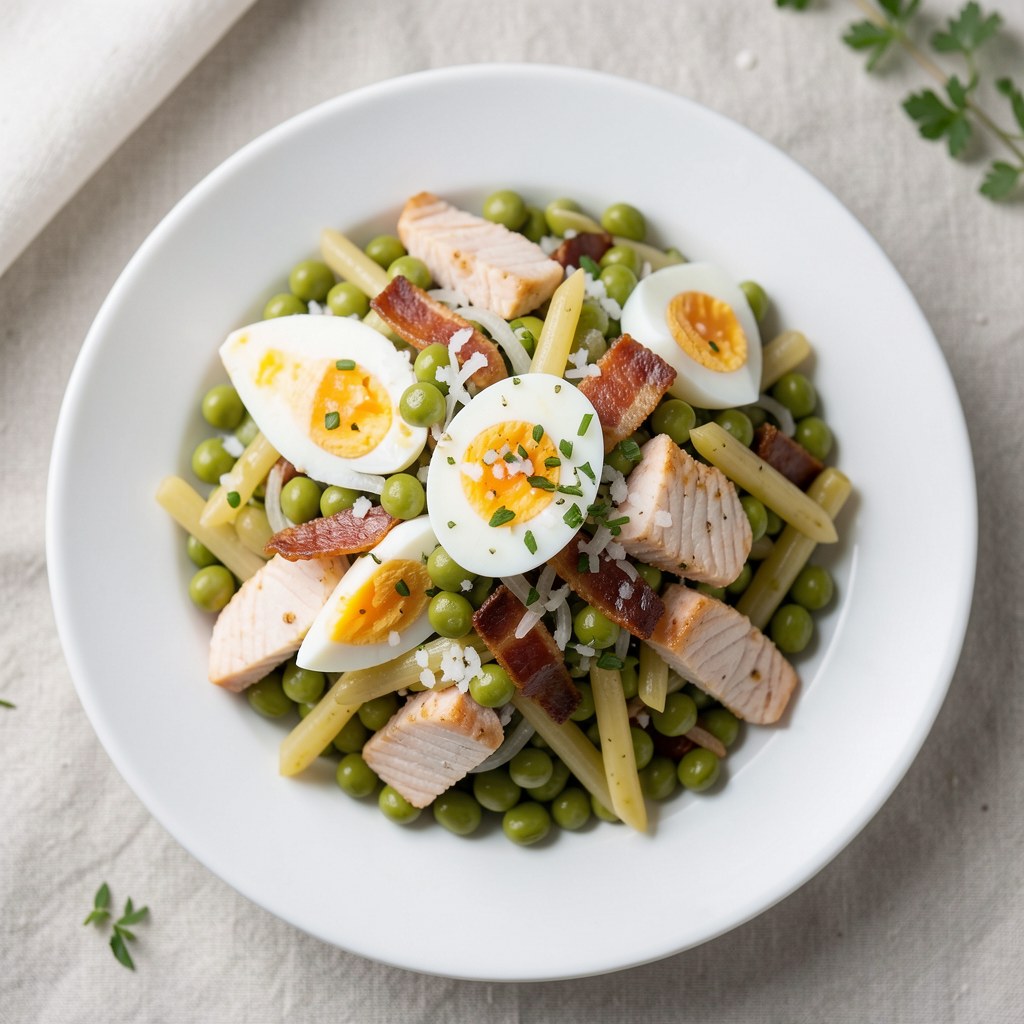 Sałatka z fasoli szparagowej