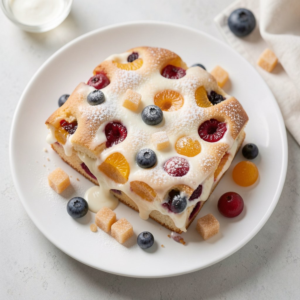 Szybkie ciasto z owocami