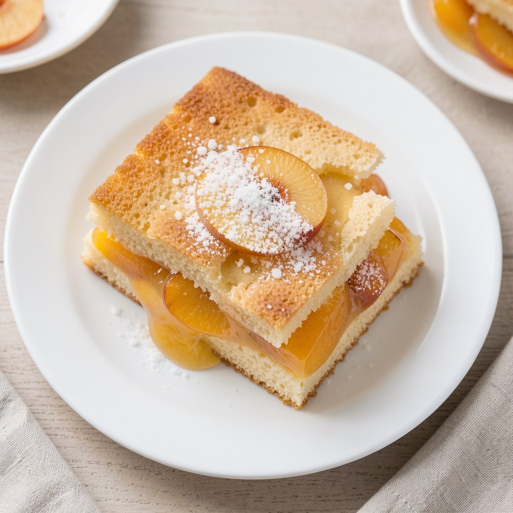 Ciasto z brzoskwiniami